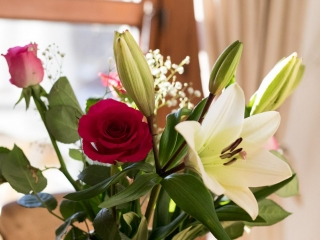 Close up image of flower bouquet